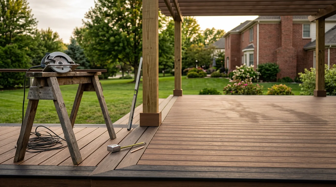 Custom deck and outdoor living space construction in Kansas City