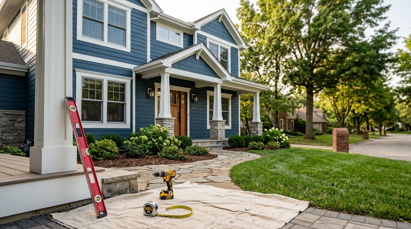 Custom home construction and remodeling project in Kansas City area